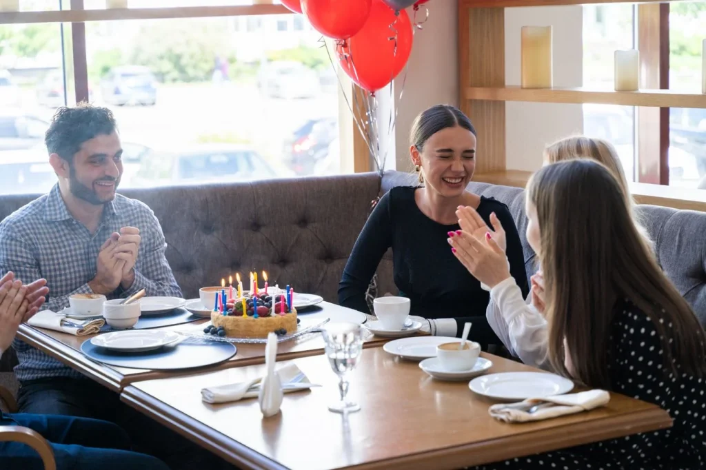 Birthday table — illustrative product photography